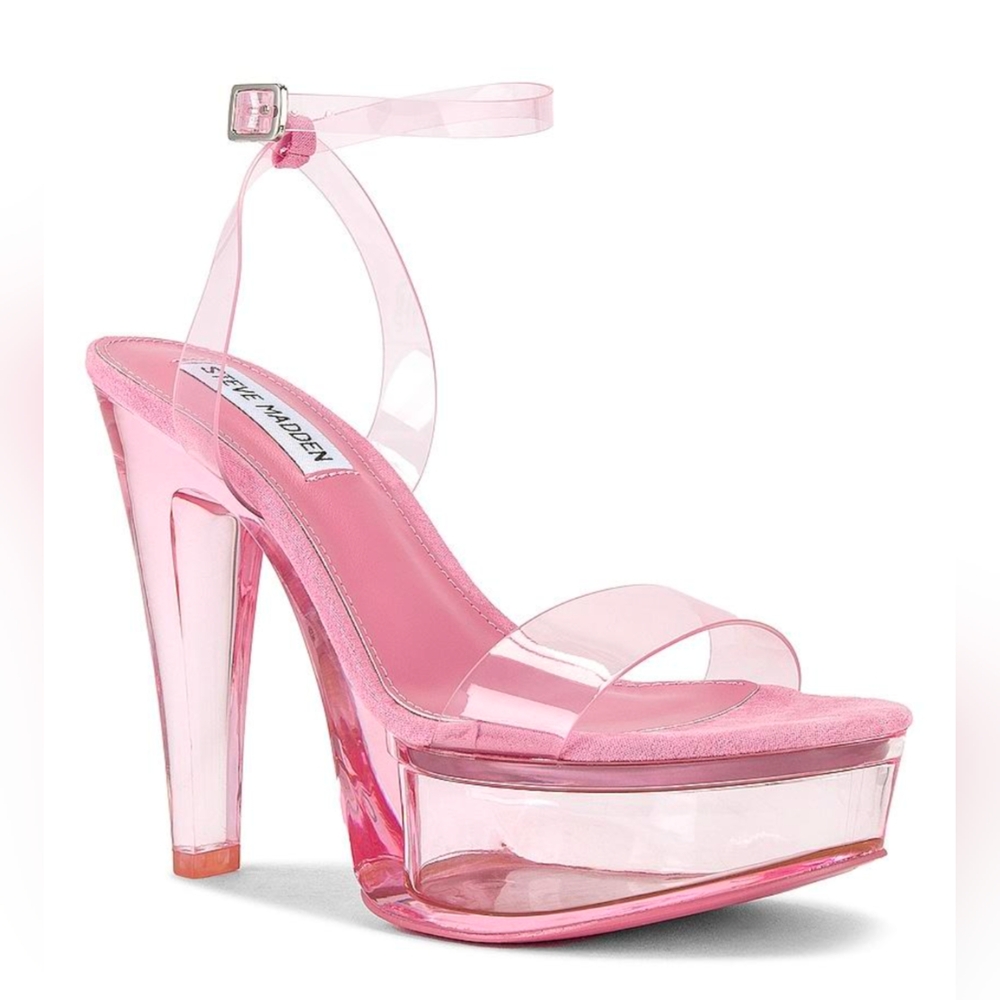 NWOT Steve Madden Julien Pink Platform Heels